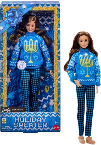 BARBIE UGLY SWEATER 3 HANUKKAH