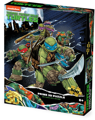 Teenage Mutant Ninja Turtles Comic Style 500pc 24x18 in 3D Lenticular Puzzle