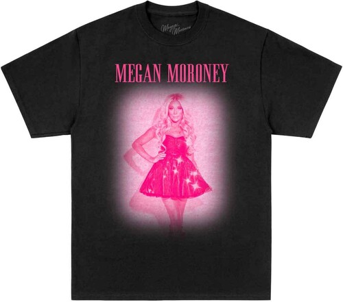 Megan Moroney Mm Pink Phototee T-Shirt Large Blk - Megan Moroney Mm Pink Phototee T-Shirt Large Blk