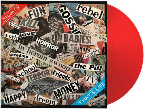 Sham 69 - That's Life - Limited 180-Gram Translucent Red Colored Vinyl vinyl record cover