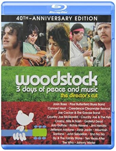 Crosby, Stills, Nash And Young - Woodstock: Three Days of Peace & Music (Blu-ray (Director's Cut / Edition, Ultimate Edition, Anniversary Edition, Remastered, Restored))