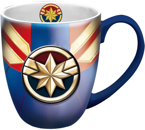 CAPTAIN MARVEL LOGO MUG