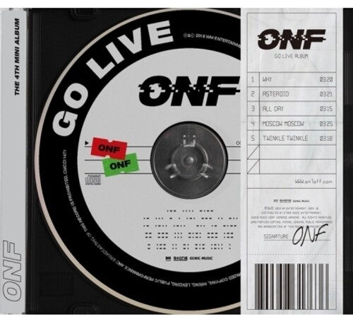 Onf - Go Live (Incl. 100pg Photobook, 2 x Selfie Photocards + 2 x MorseMessage Card)