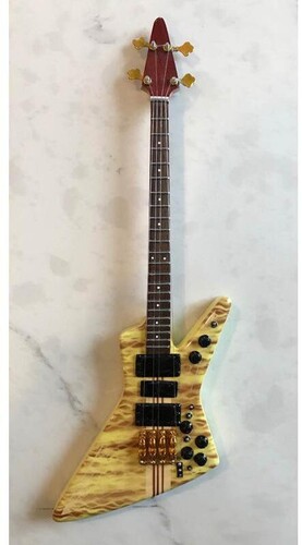 John Entwistle Alembic 10 Inch Miniature Bass Guitar Replica Collectible