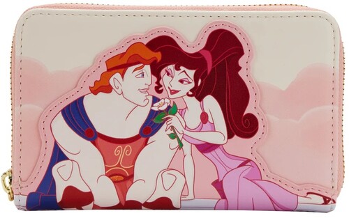 Loungefly Disney: - LOUNGEFLY DISNEY: HERCULES 25TH ANNIVERSARY MEG & HERC ZIP AROUND WALLET