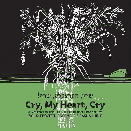 Zisl Slepovitch / Lurje,Sasha - Cry My Heart Cry - Songs From Testimonies In The vinyl record cover