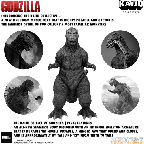 KAIJU GODZILLA (1954) - BLACK AND WHITE EDITION