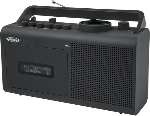 JENSEN MCR250 CASSETTE PLAYER/ RECORDER AM/ FM BLK