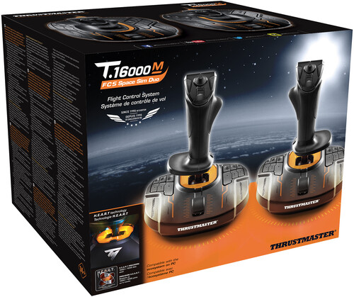 PC Accessory:  Flight - Stick - Thrustmaster T 16000M Space Sim Duo Stick