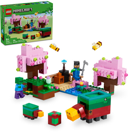 LEGO MINECRAFT THE CHERRY BLOSSOM GARDEN