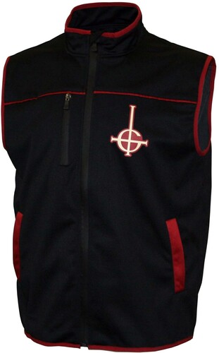 GHOST VEST CHEST ZIP POCKET SM BLK M2428GHA1