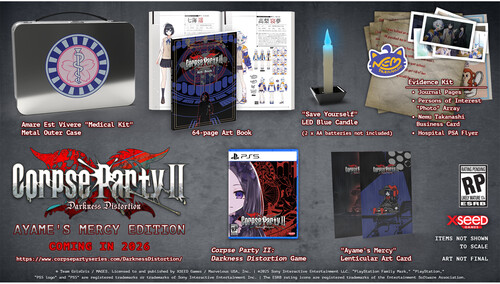 Corpse Party 2 Darkness Mercy Limited Edition for Playstation 5