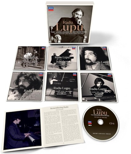 Radu Lupu - Unreleased Recordings (Uk) vinyl record cover