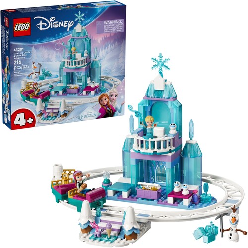 DISNEY ELSAS ICE CASTLE & SNOW RIDE ADVENTURE