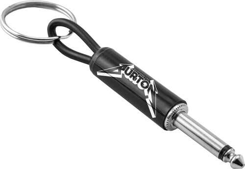 Pluginz - Cliff Burton - Guitar Plug Keychain - Cliff Burton Logo