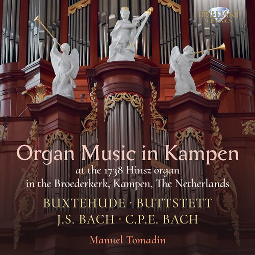 Manuel Tomadin - Buxtehude Buttstett J.S. Bach & C.P.E. Bach: Organ vinyl record cover