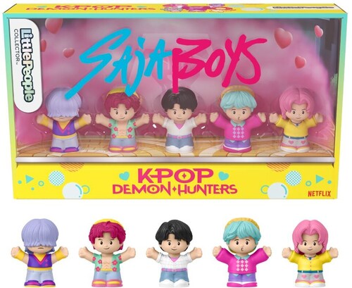 LITTLE PEOPLE KPOP DEMON HUNTER SAJA BOYS 5PK