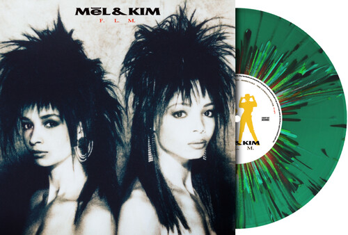 Mel & Kim - F.L.M. - Green Splatter Vinyl vinyl record cover