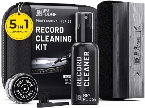 BIG FUDGE 5-IN-1 VINYL RECORD CLEANING KIT WITH SO