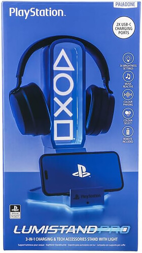 PLAYSTATION DESK HEADPHONE STAND WITH LIGHT