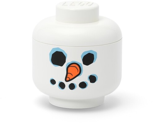 LEGO SMALL STACKABLE STORAGE HEAD SNOWMAN