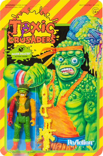 Toxic Crusaders ReAction Figures Wave 1 - Major Disaster