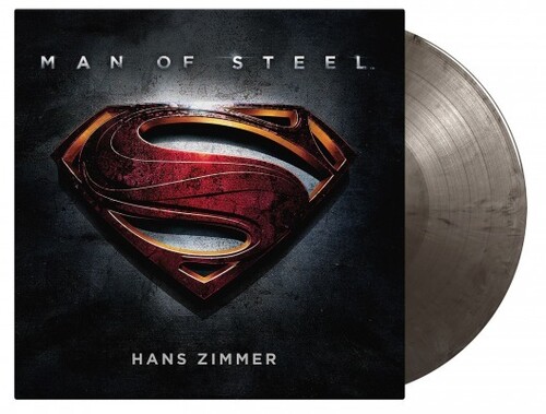 Hans Zimmer - Man Of Steel (Original Soundtrack) - Limited Gatefold, 180-Gram Silver & Black Marble Colored Vinyl