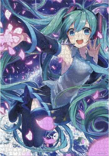 HATSUNE MIKU - PETALS 1000 PC. PUZZLE