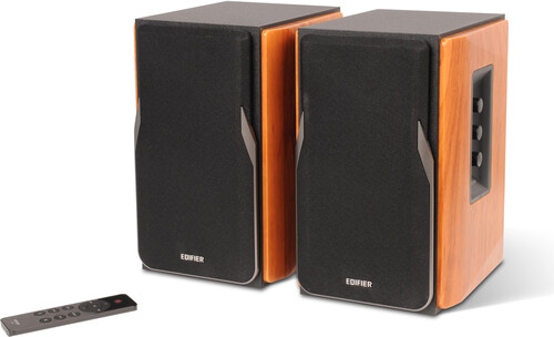 Edifier R1380DB 2.0 Bookshelf Speakers Bluetooth v5.1 42 Watts (Brown)