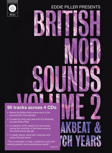 Eddie Piller Presents British Mod Sounds Of The 1960s Volume 2: The Freakbeat & Psych Years /  Various - 4CD Boxset [Import]