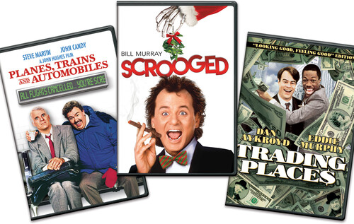 Scrooged/ Planes, Trains And Automobiles/ Trading Places - Holiday 3 pack Bundle