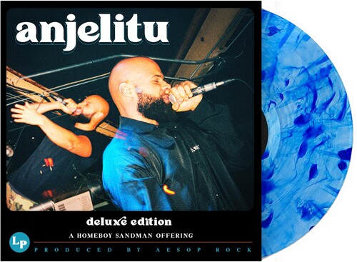 Homeboy Sandman - Anjelitu (Blue) vinyl record cover