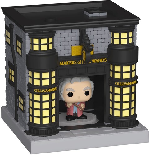 FUNKO Bitty POP! Town: Harry Potter - Garrick Ollivander and Ollivanders Wand Shop