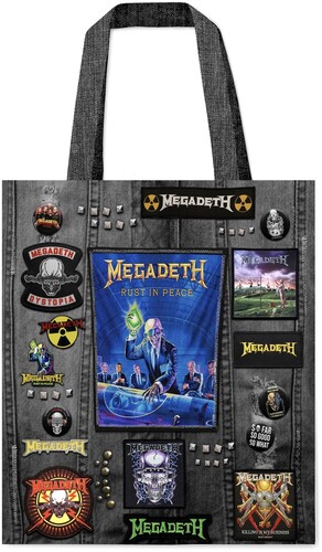 Rocksax - Megadeth - Battle Bag - 16 X 16 Soft Polyester Bag with Web Handles