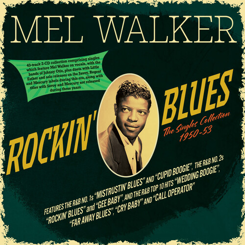 Mel Walker - Rockin' Blues: The Singles Collection 1950-53 vinyl record cover