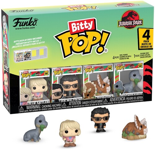 BITTY POP JURASSIC PARK TRICERATOPS 4PACK