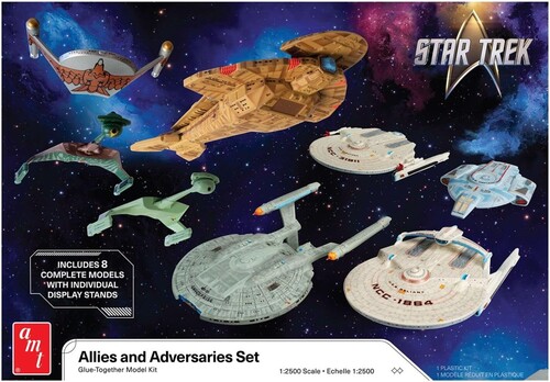 Star Trek Adversaries & Allies Ship Set AMT Model Kit