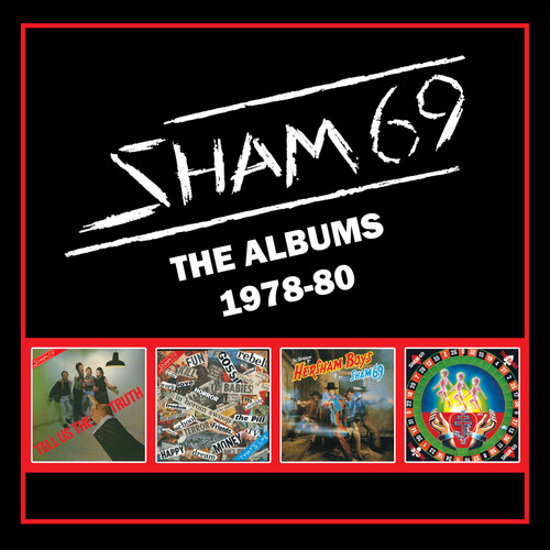 Sham 69 - Albums 1978-80 (Uk) vinyl record cover