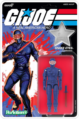 G.I. JOE REACTION+ WAVE 08 - SNAKE EYES (AMERICA'S
