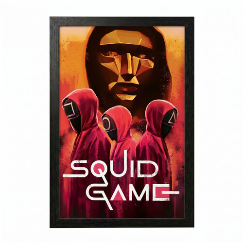 SQUID GAME - MARCOS MARTIN 11X17 FRAMED GEL COAT