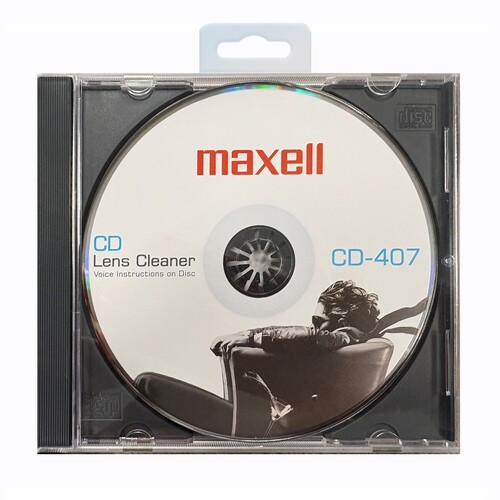 MAXELL CD407 CD LENS CLEANER VOICE INSTRUCTIONS|alliance entertainment