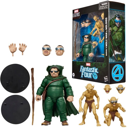 MVL LEGENDS MOLE MAN MOLOIDS 3 PK