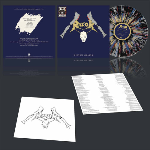 Razor - Custom Killing [Colored Vinyl] [Reissue] (Spla)