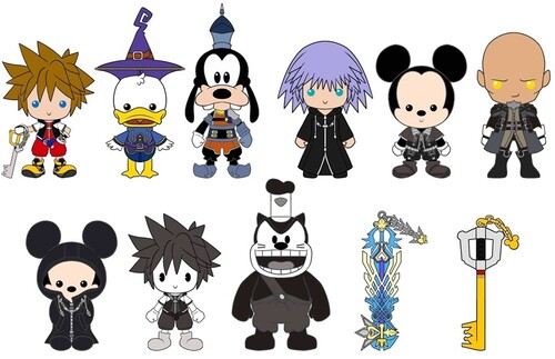 KINGDOM HEARTS 3D FOAM BAG CLIP S5 24CT PDQ