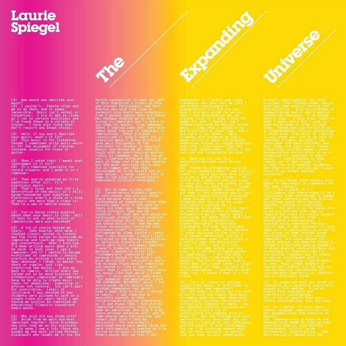 Laurie Spiegel - The Expanding Universe vinyl record cover