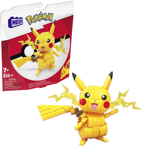 POKEMON BUILD & SHOW PIKACHU 205 PIECE BUILDING