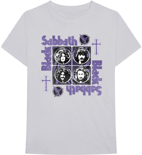 Black Sabbath - Black Sabbath Core Cross White Ss Tee 2xl (Wht)