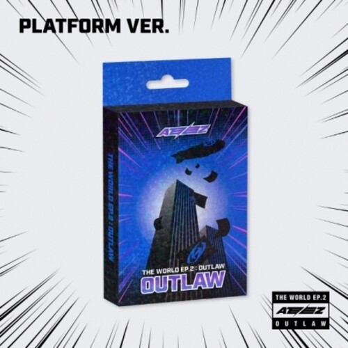 Ateez - The World EP.2 - Outlaw - Platform Version - incl. Image Card, QR Card, Sticker + 3 Photocards