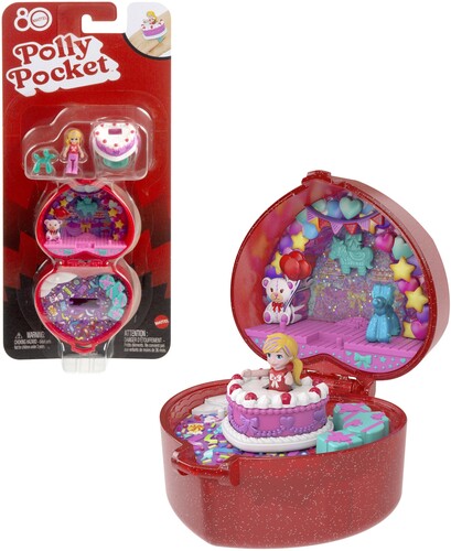 POLLY POCKET COLLECTOR RUBY RED RING BOX