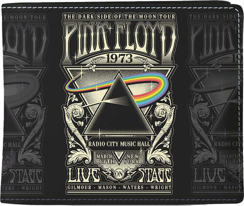 Rocksax - Pink Floyd - 1973 Live - Wallet with Coin Pocket (Black)